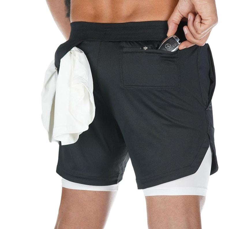 Elite Hybrid Shorts- Black/White